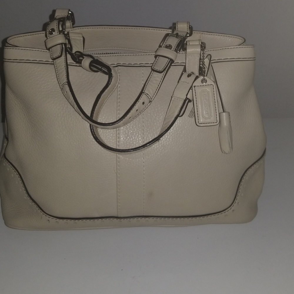 Off white Coach bag